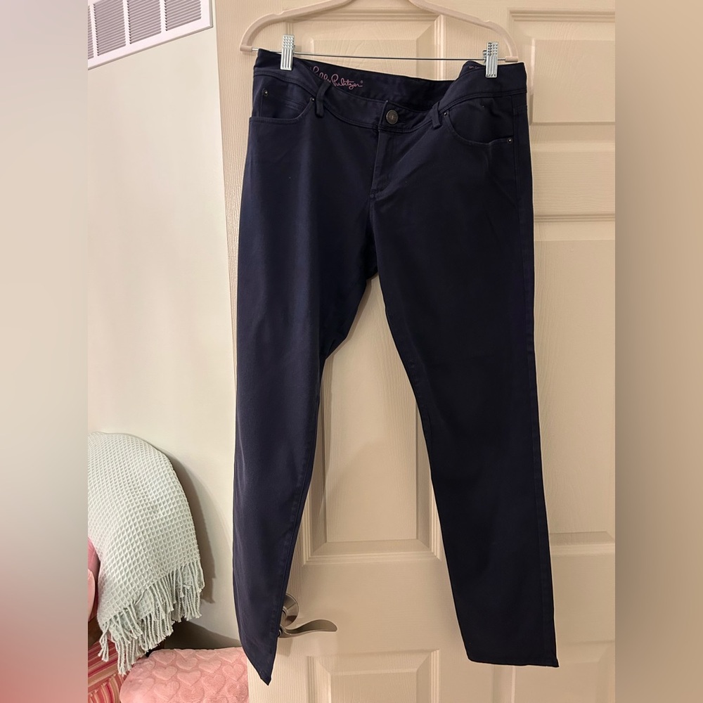 Lilly Pulitzer Dark Navy Worth Skinny Jeans